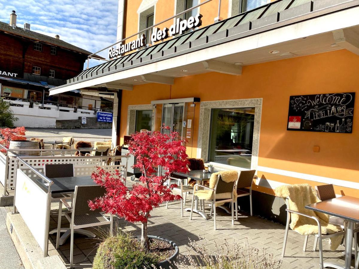 Boutique Und Bier Hotel Des Alpes Fiesch Kültér fotó