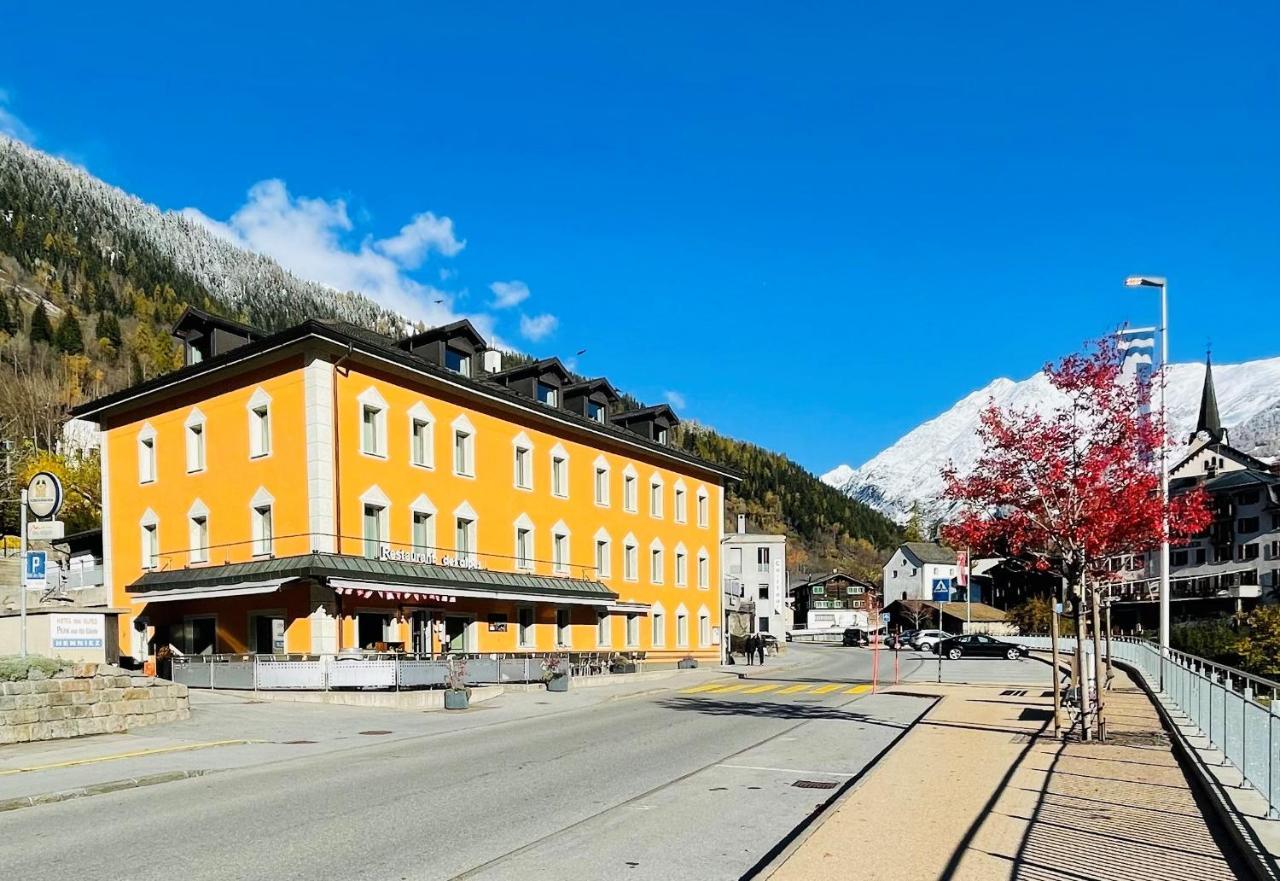 Boutique Und Bier Hotel Des Alpes Fiesch Kültér fotó
